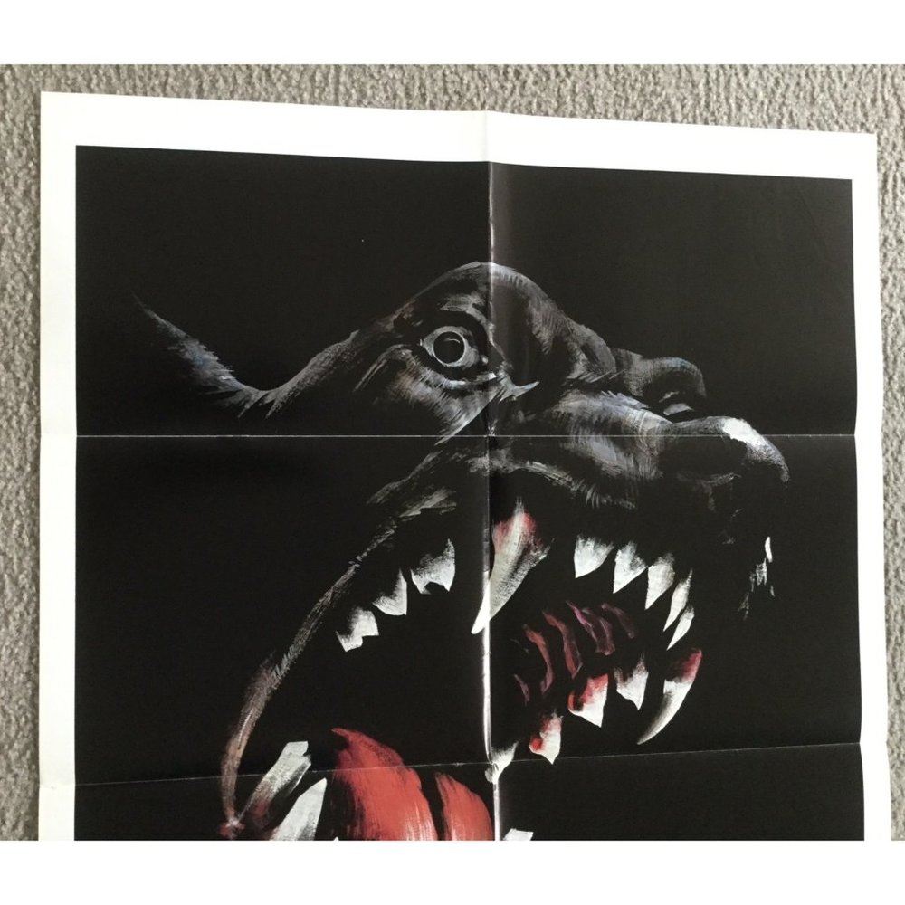 DOGS 1976 Original Lobby Poster Canada Movie Theatre HORROR Film David McCallum - Picture 2 of 4